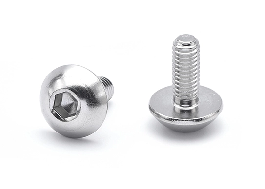 Vite a testa tonda grande con esagono interno 304